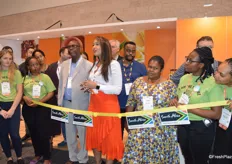 Official opening of the South Africa pavilion.